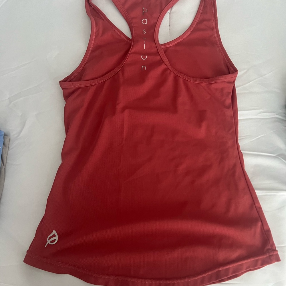 P'tula Red Racerback Tank Top - Picture 2 of 3